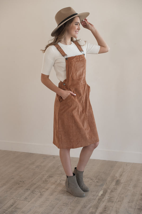 Cinnamon Overall Dress